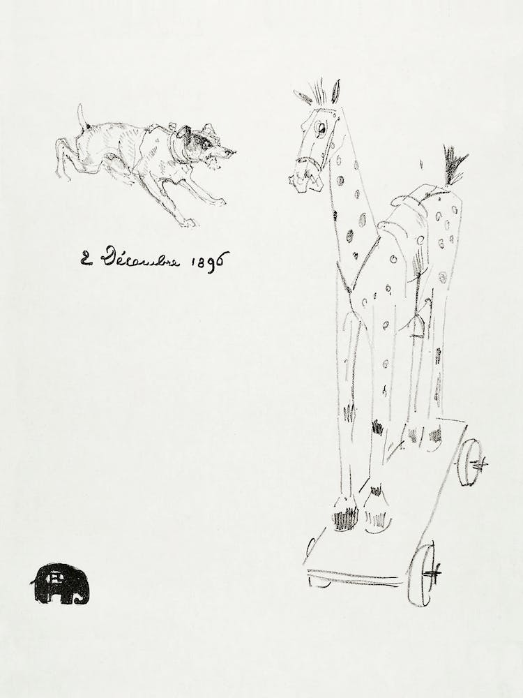 Menu Sylvain (1896), Henri de Toulouse-Lautrec