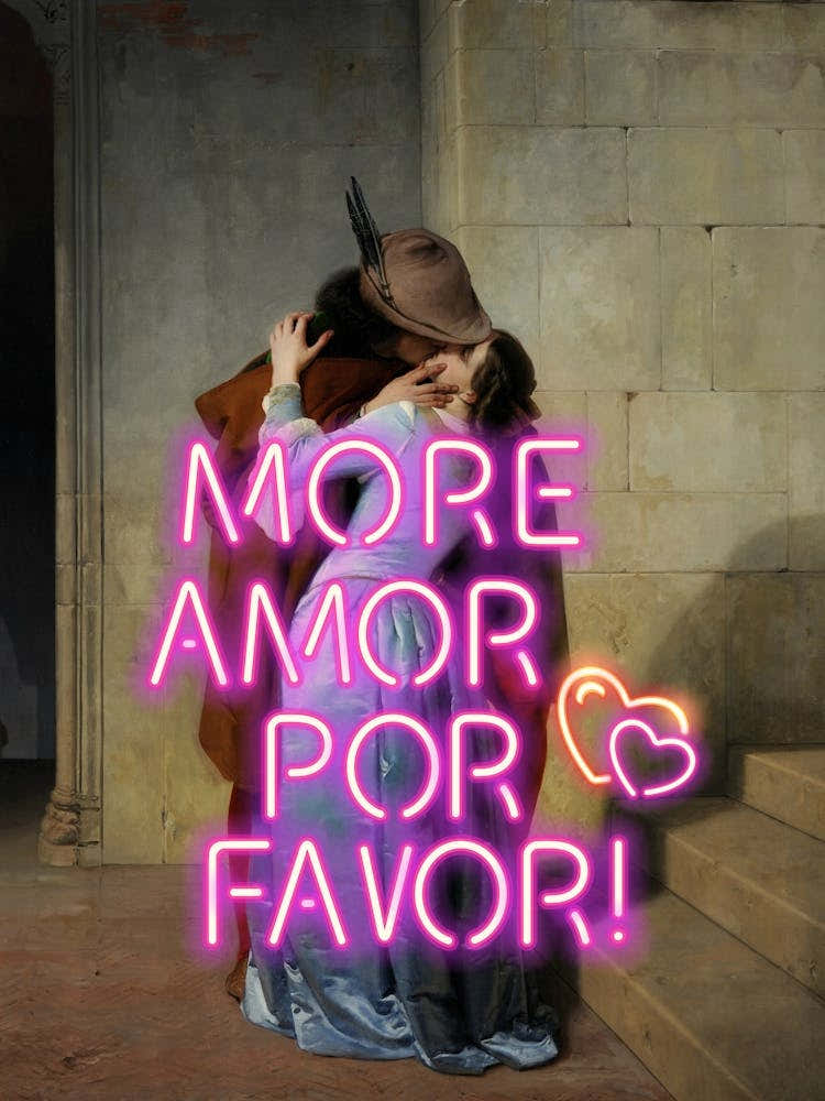 More Amor Por Favor Vintage altered art