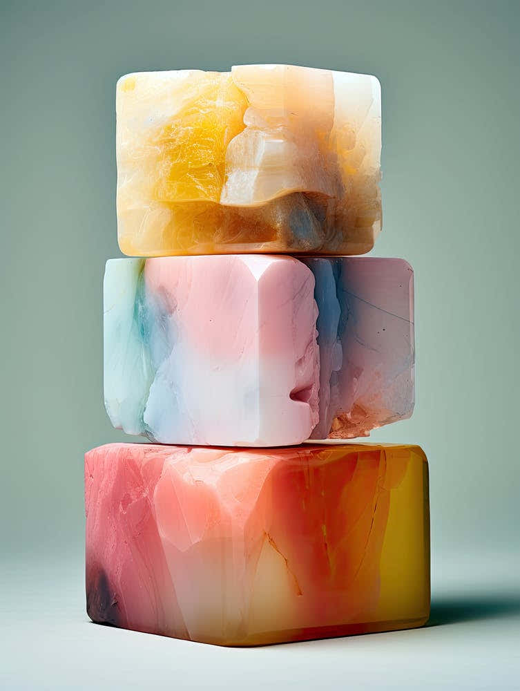 Stacked Soaps, Stone Art
