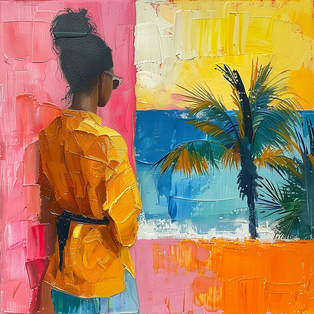 'A Woman At The Beach'