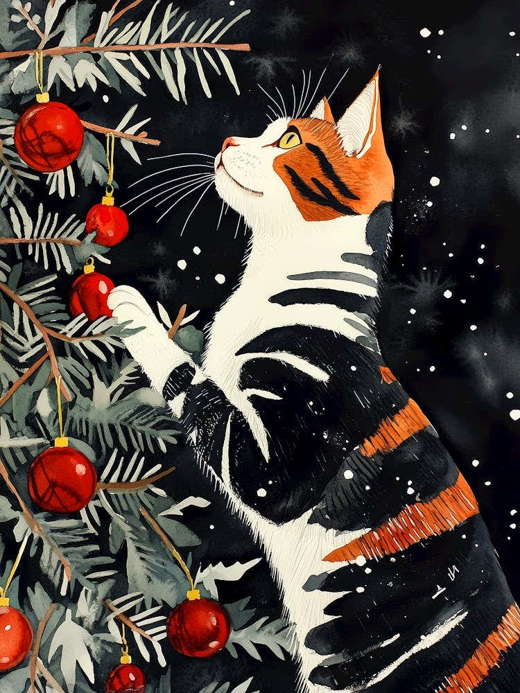Christmas Cat 3