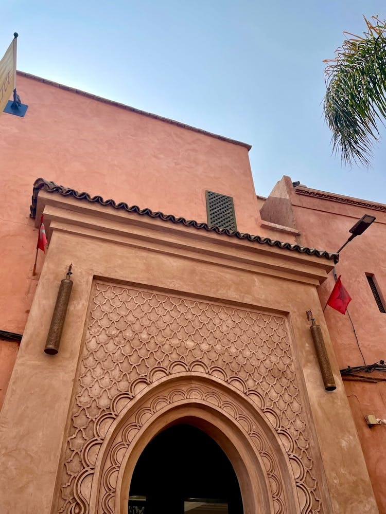 Entrance To A Building In Marrakech