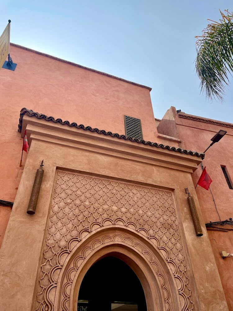Entrance To A Building In Marrakech