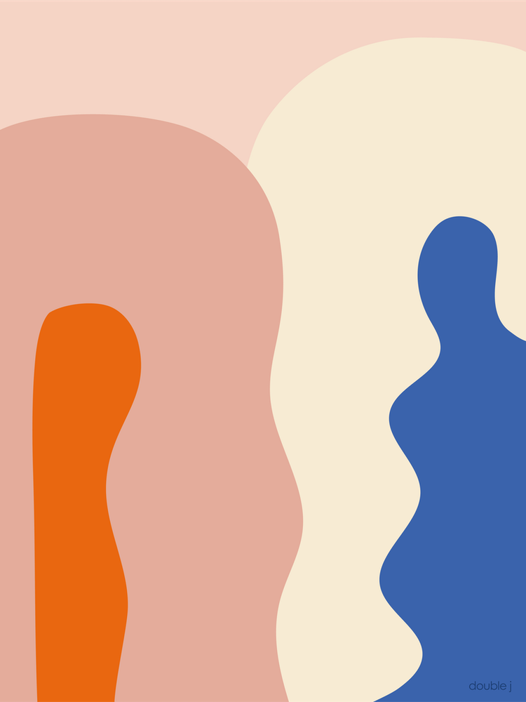 'Acid Dream' light pink - soft coloured abstract