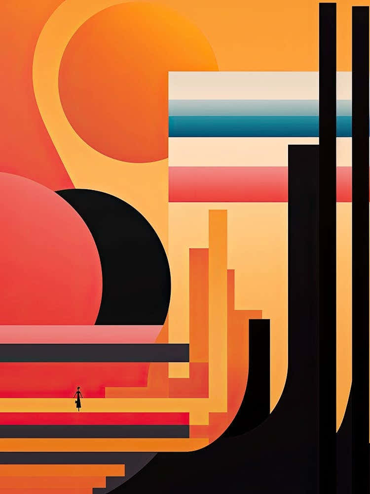 Gold Coast, Australia, Bold Outlines 3