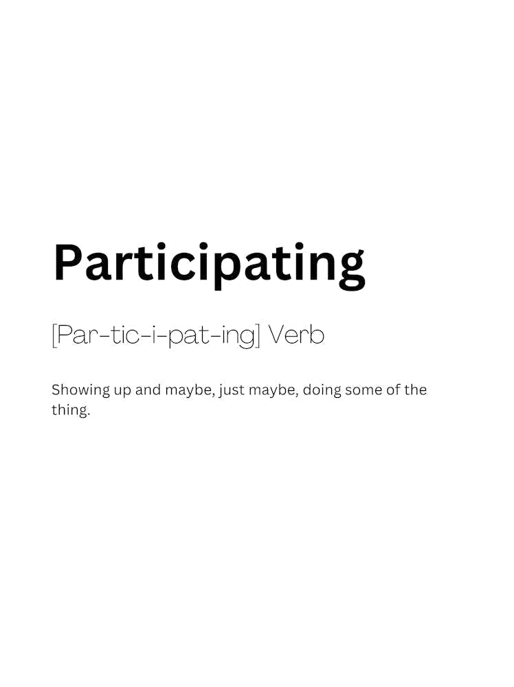 Participating Definition Meaning 1