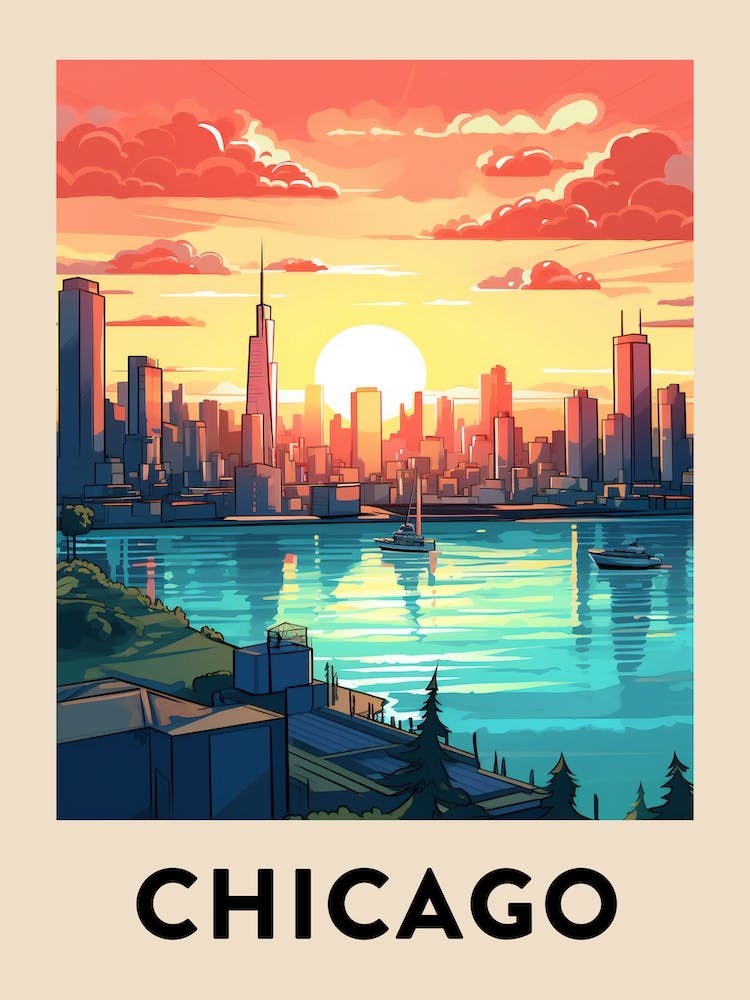 Chicago Travel Poster 7