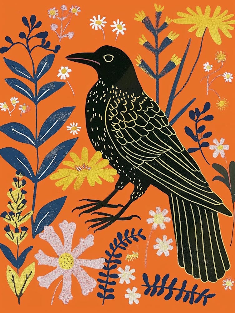 Spring Birds Raven 4