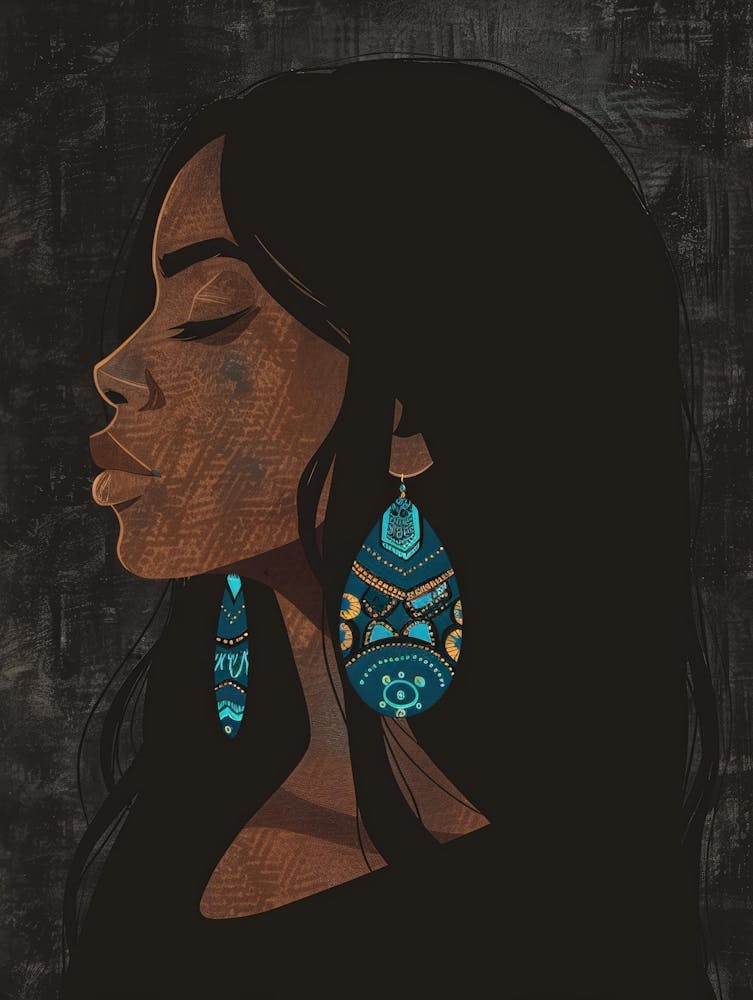 Woman With Earrings 2