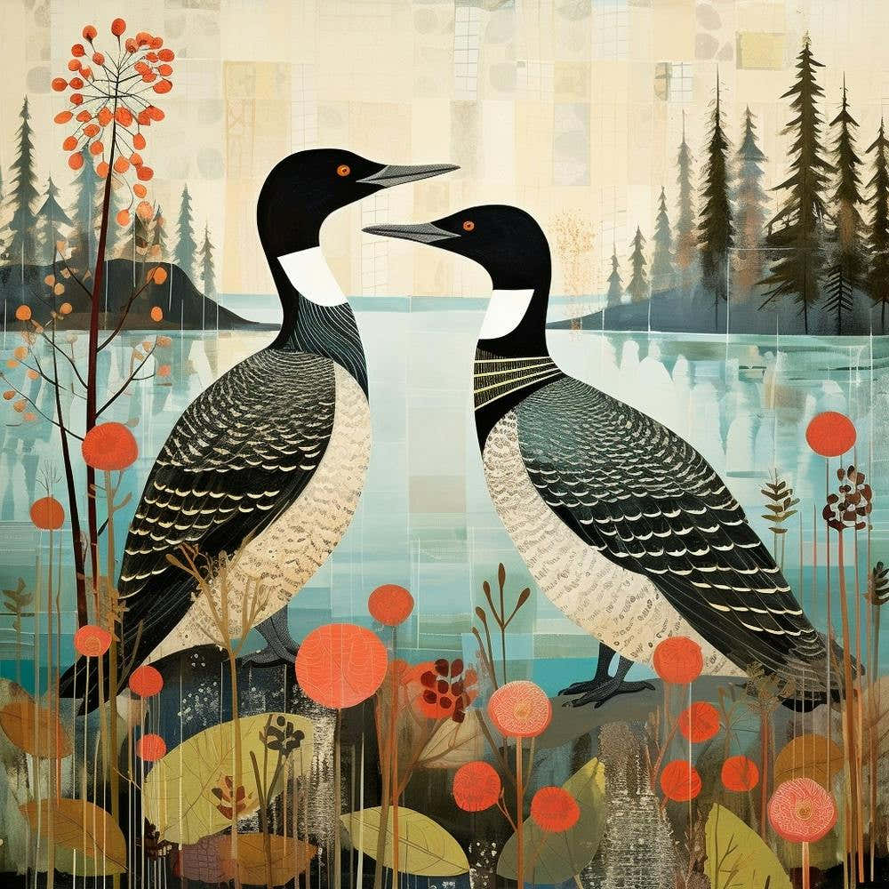 Bird In Nature Loon 4