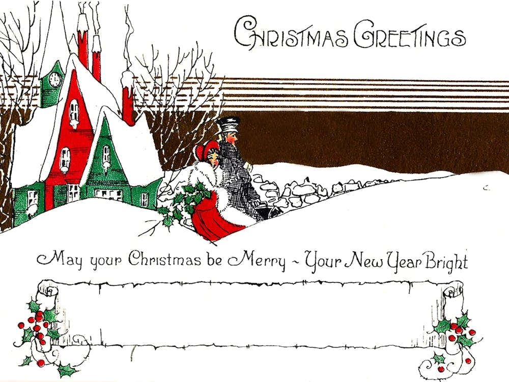 Christmas Greeting Couple