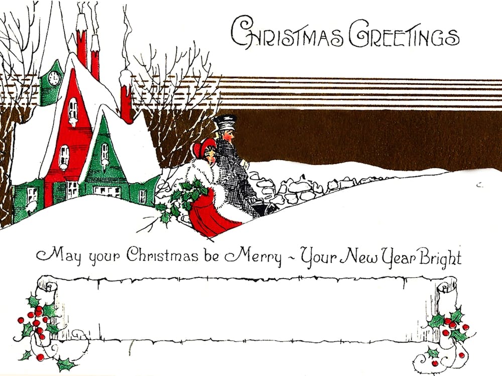 Christmas Greeting Couple