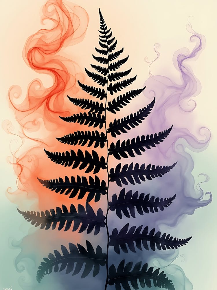 Pastel Garden Dance on Cream Canvas