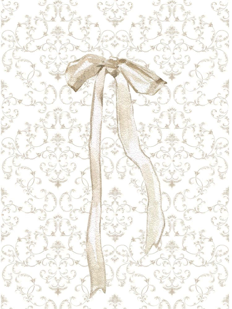 White Nursery Bow