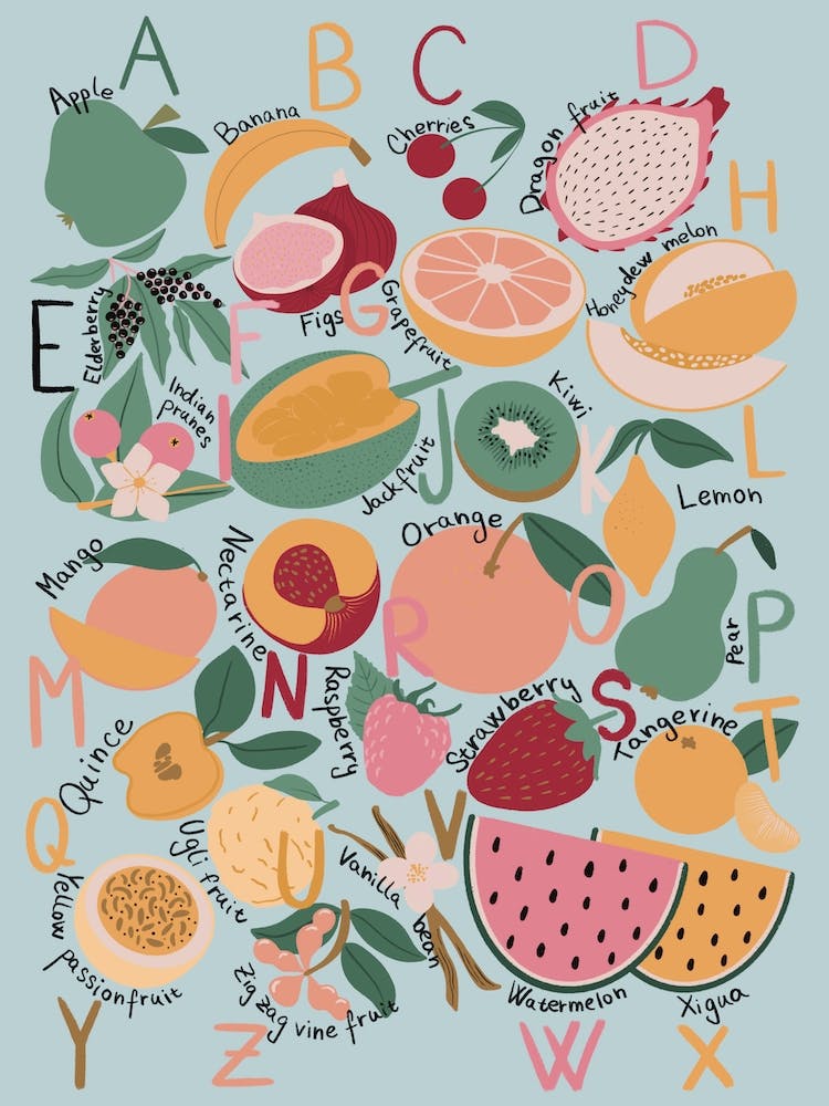 Fruit Alphabet