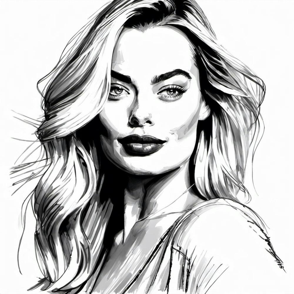 Portrait Of Margot Robbie