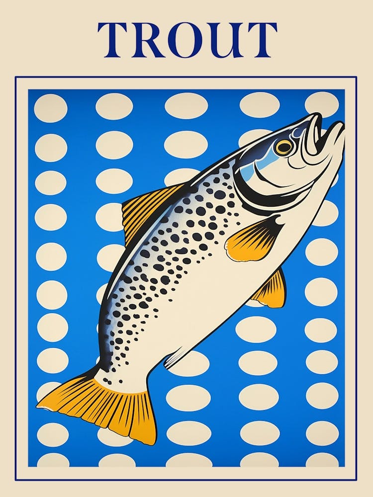 Trout Seafood Poster