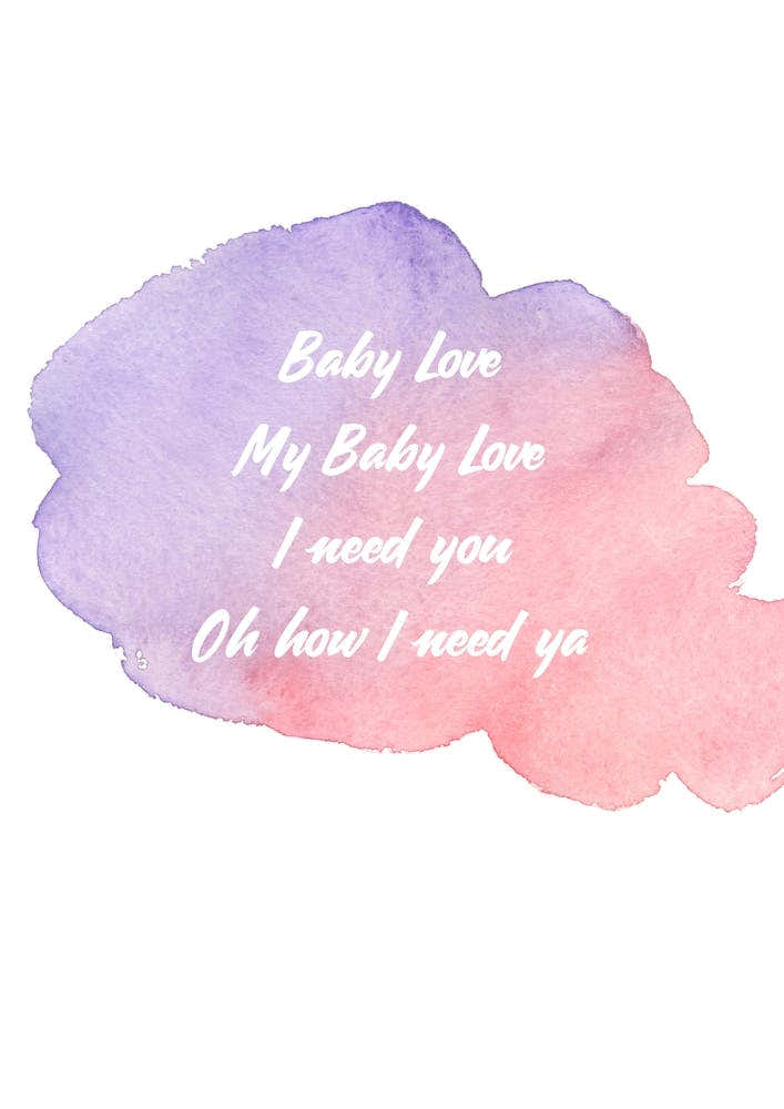 My Baby Love