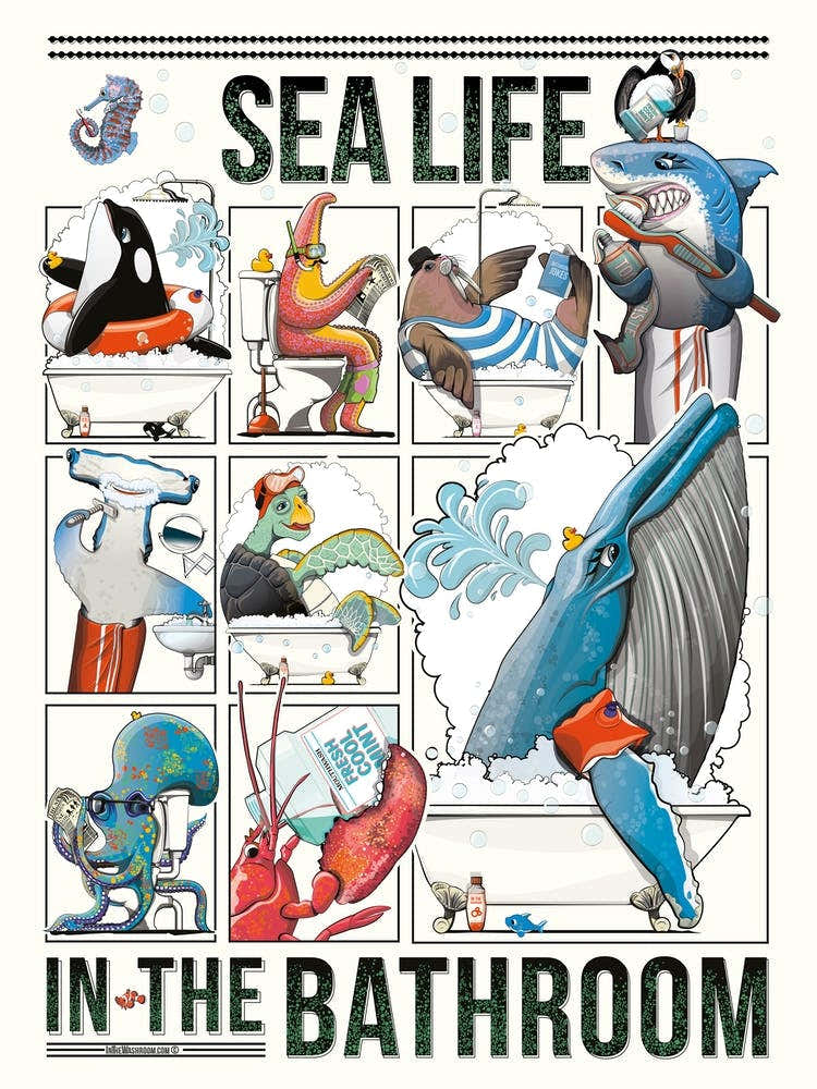 Sea life In The Bathroom