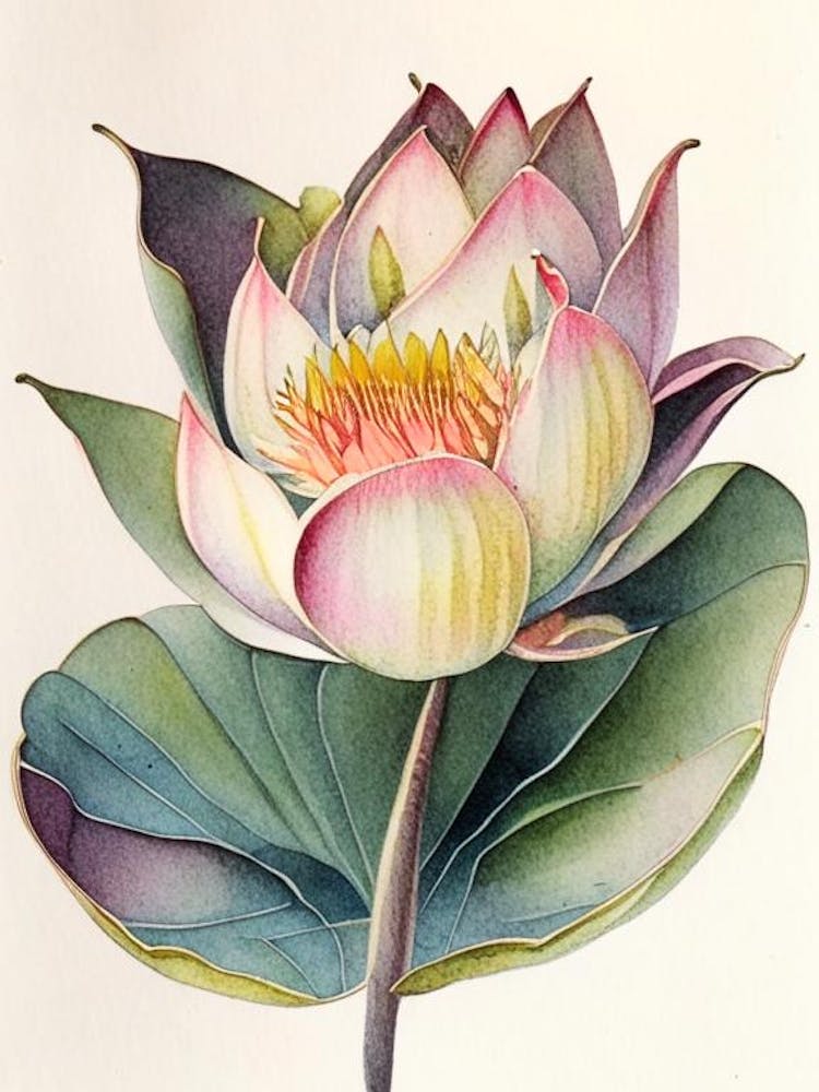 American Lotus Watercolour Ink Pencil 1