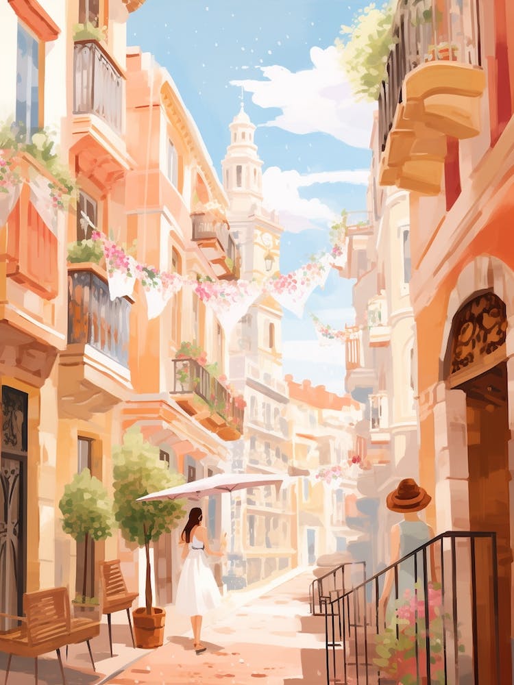 Valencia Spain 10 Illustration