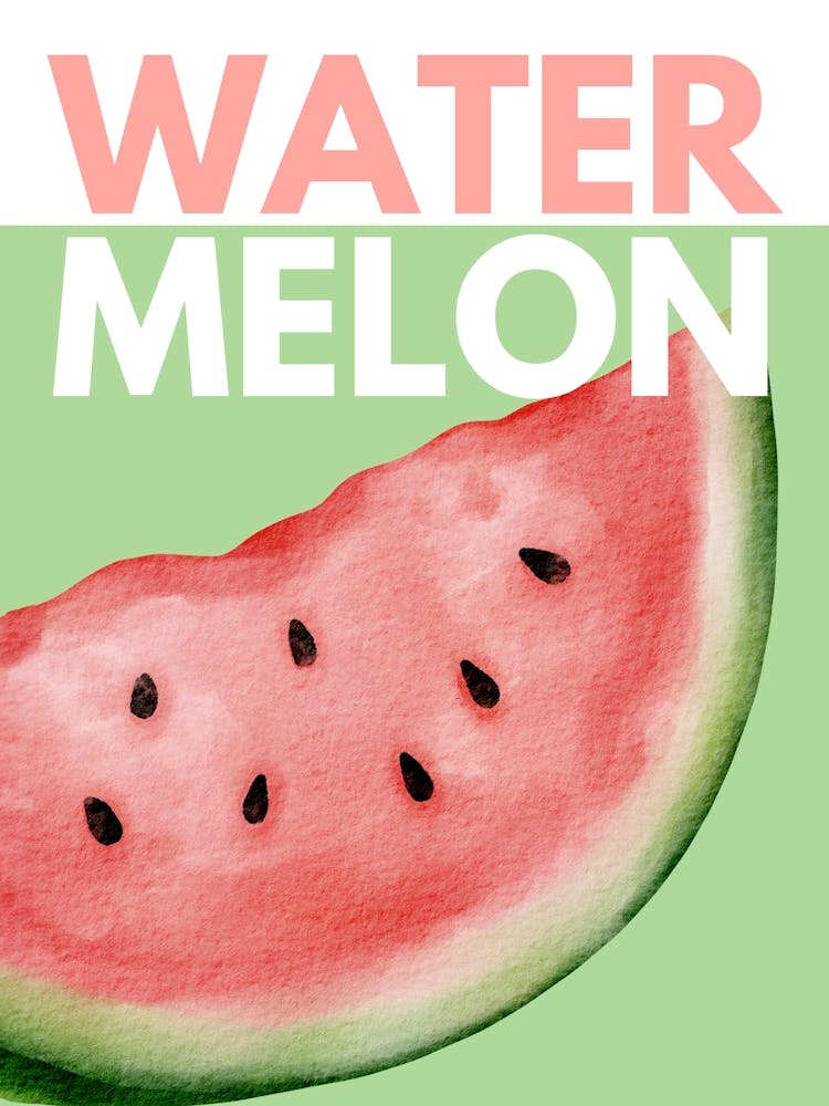 Watermelon Kitchen Illustration