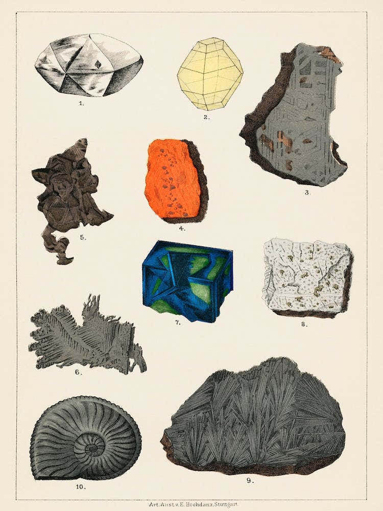 Vintage Colorful Gemstones