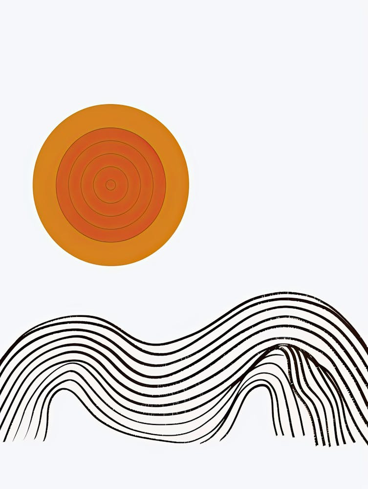 Tehran Abstract Harmony Minimalist Bauhaus