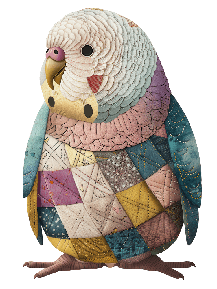 Quilted Budgerigar 3