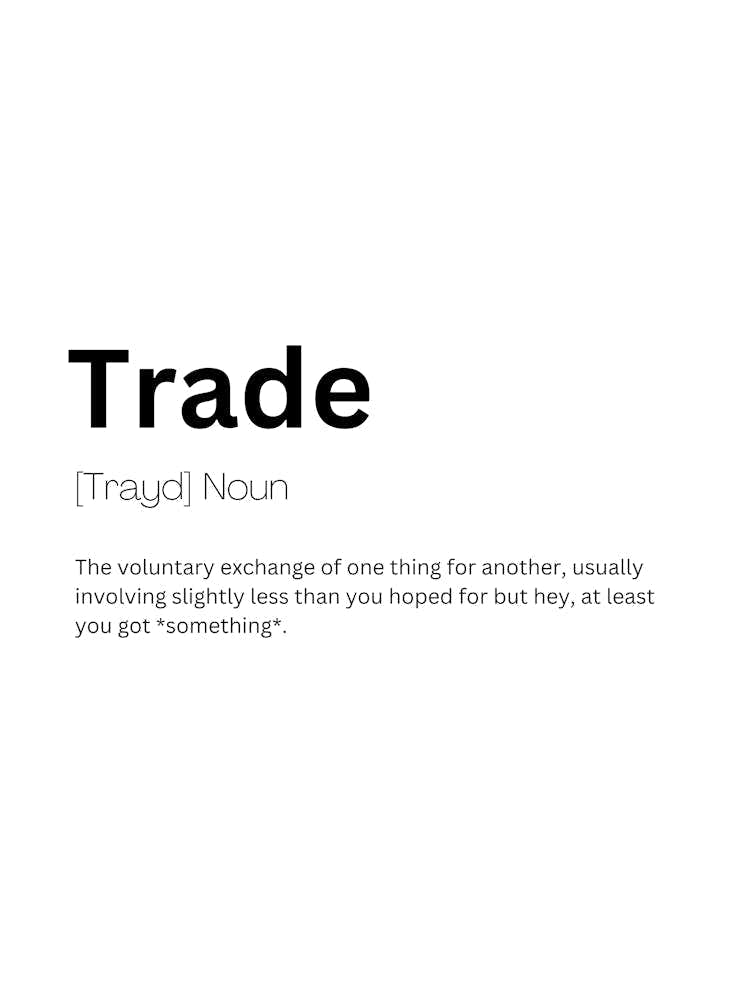 Trade Definition Meaning