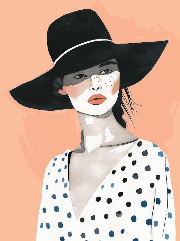 Polka Dot Hat