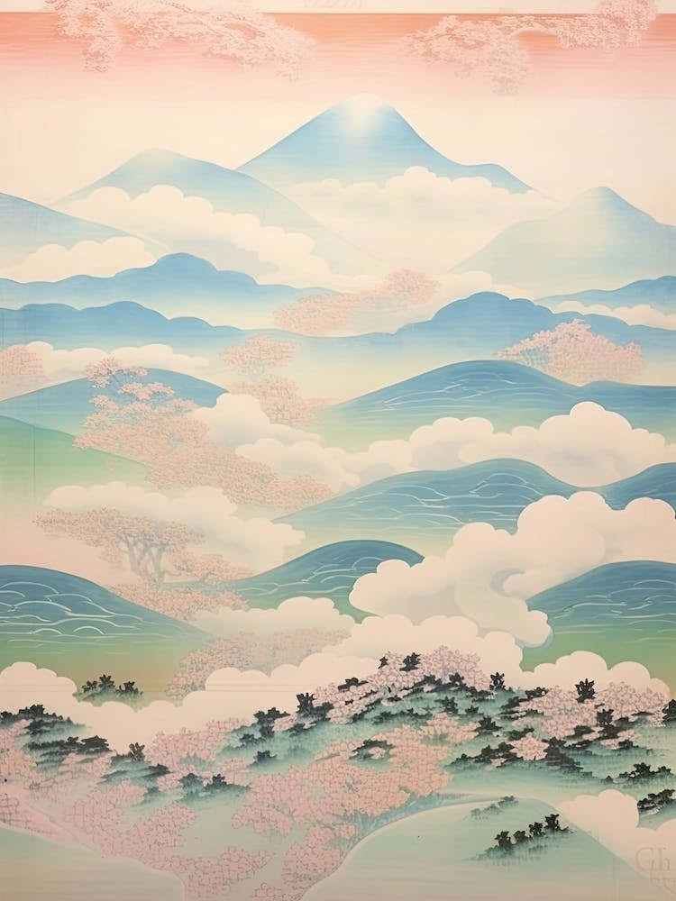 Mount Zao In Yamagata Miyagi, Japanese Landscape 1