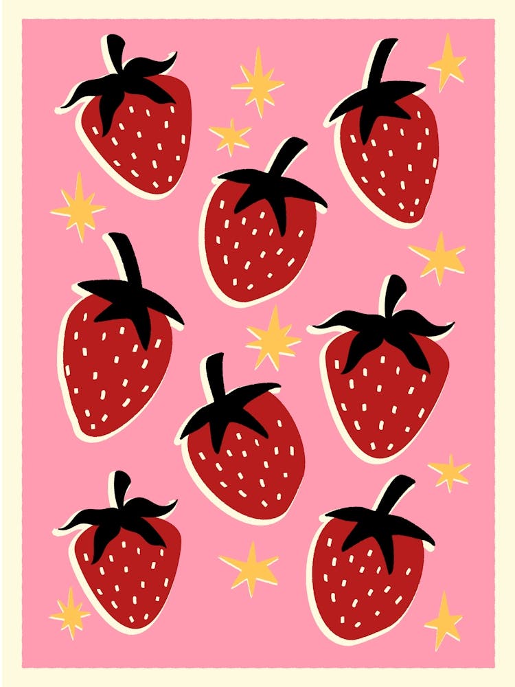 Strawberry Print
