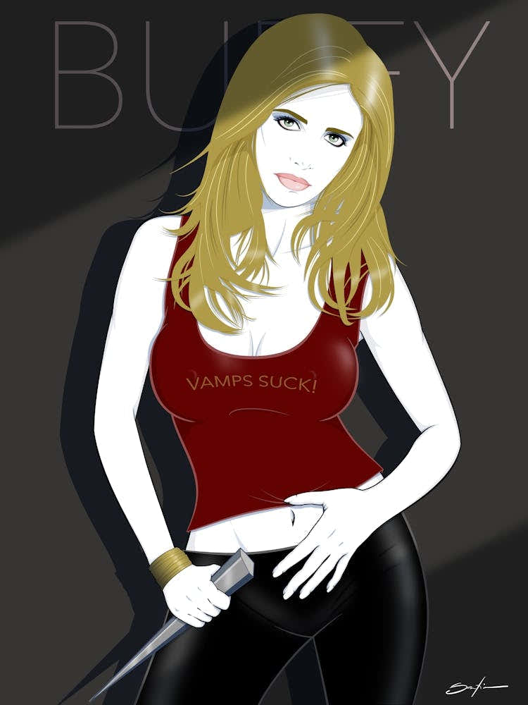 Buffy - Retro 80s Style