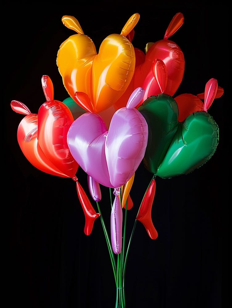 Bright Inflatable Flowers Bleeding Heart 5