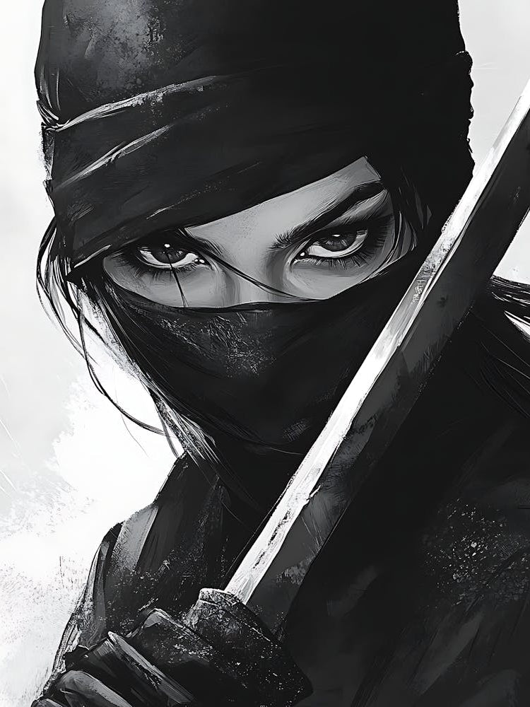 Mystery Beautiful Ninja Girl 1