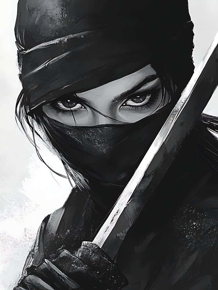 Mystery Beautiful Ninja Girl 1