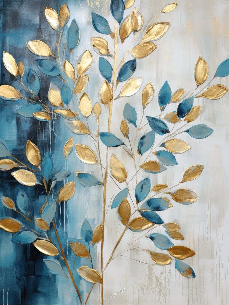 Gold Leaf Painting 1
