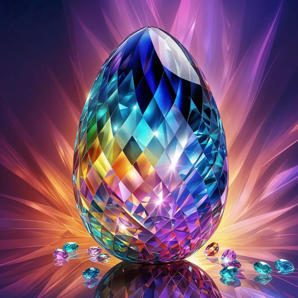Glass Easter Egg