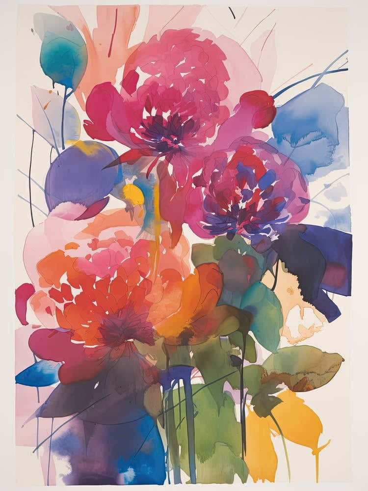 Peony Flower Illustration 1