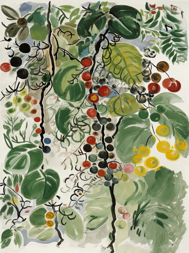 Gooseberry Fruit Drawing 4