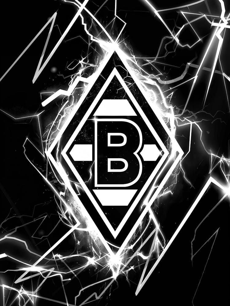 Borussia Mönchengladbach Logo Art: Borussia Mönchengladbach, also known as Gladbach, is a historic football club competing in the Bundesliga. The Gladbach logo represents tradition and success, with a strong fan culture at Borussia Park. A true football icon in Germany.