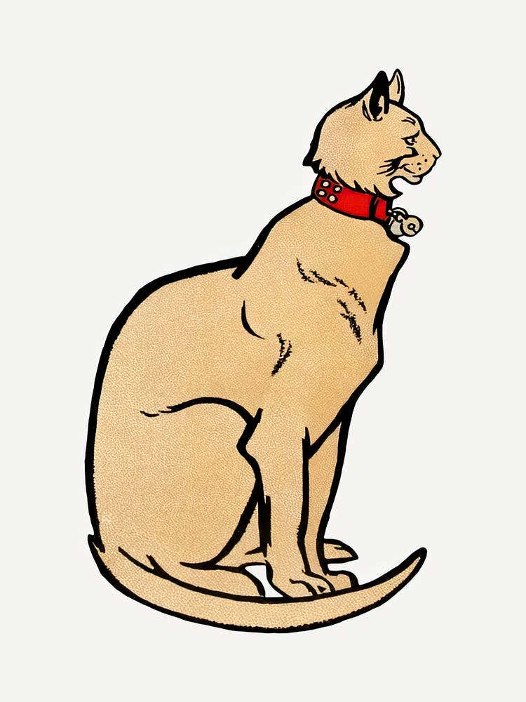 Vintage Cat, Edward Penfield