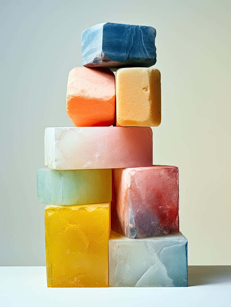 Colorful Soap, Stones Art 1