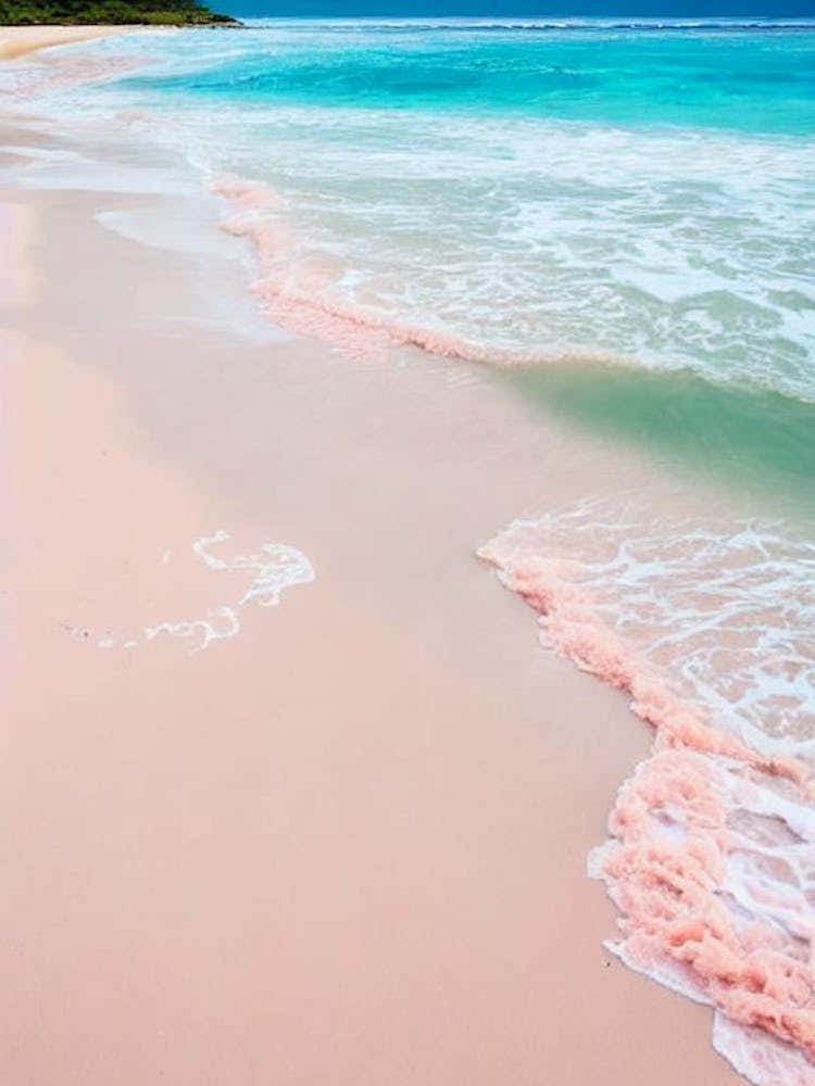 Galley Bay Beach, Antigua Pink Photography