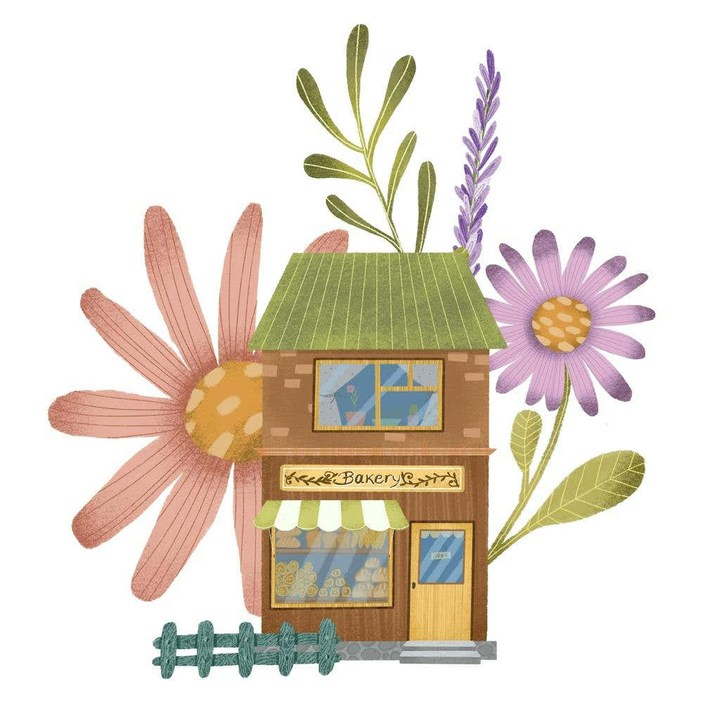 Flower Shop in a little town