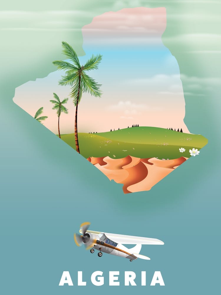 Algeria Travel map