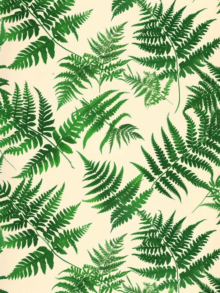 Pattern Poster Walking Fern 1
