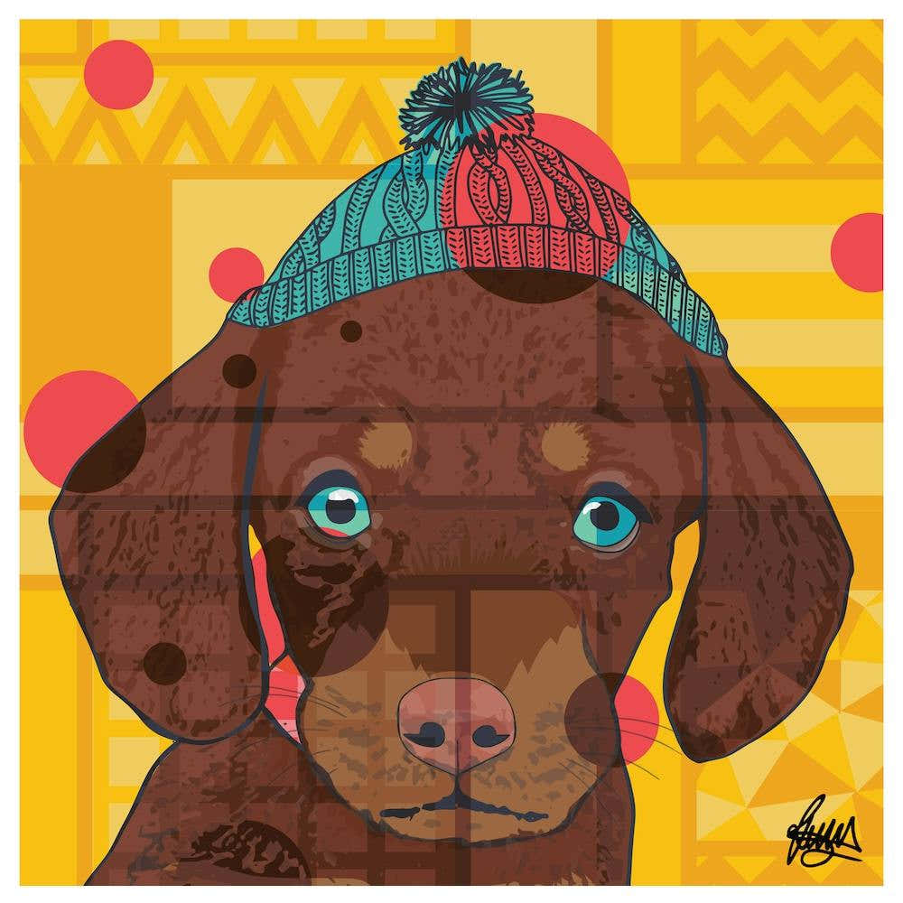 Dexter Dachshund Square