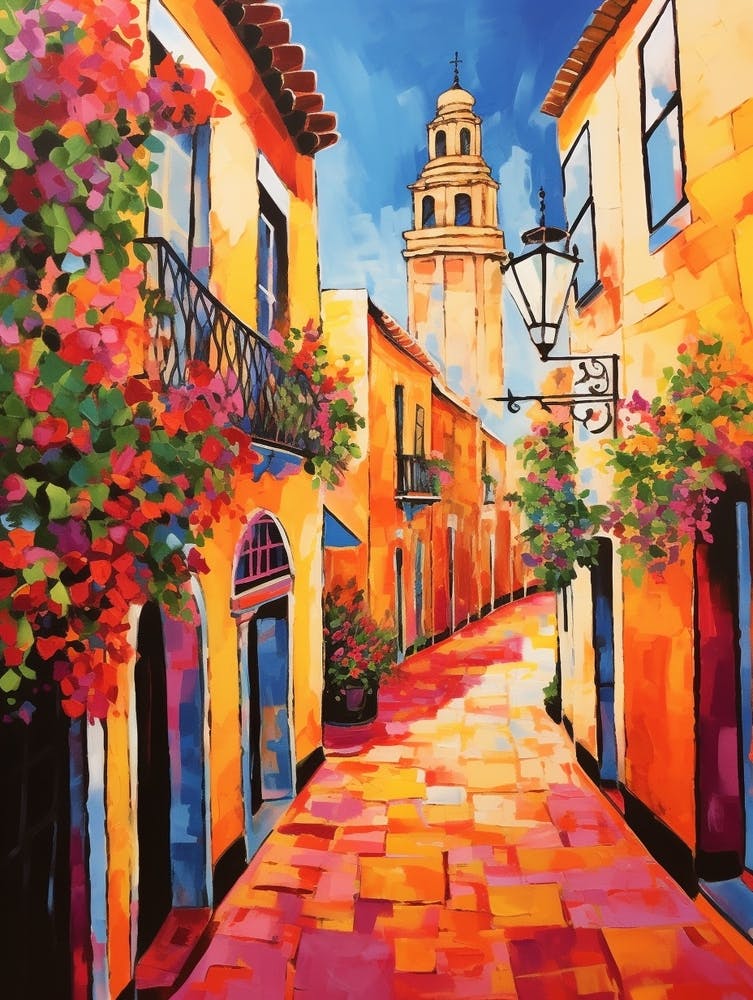 Seville Spain 4 Fauvist Painting